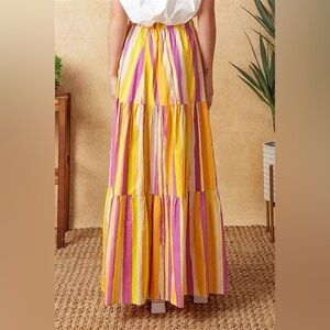 Flying Tomato Multicolor Maxi Skirt